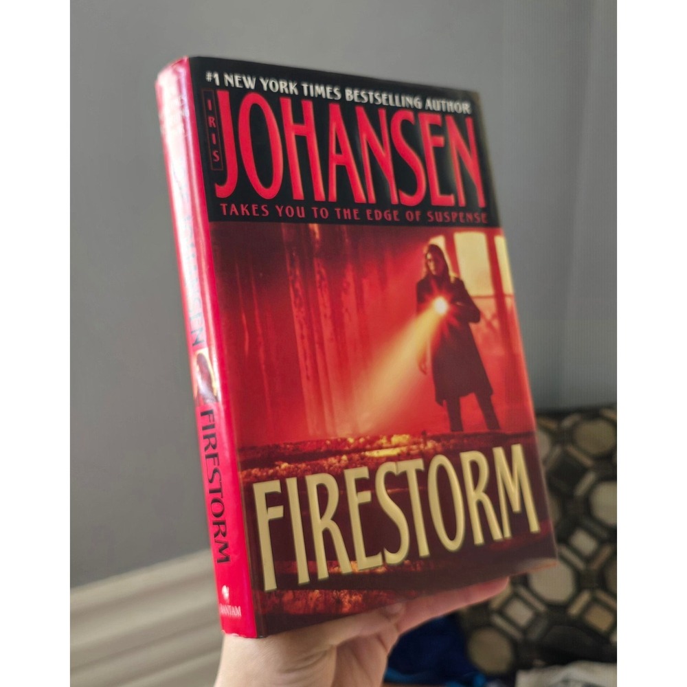 1st Edition Iris Johansen Firestorm Hardcover Book With Dust Jacket - Picture 2 of 4